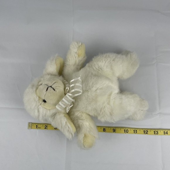 Russ Berries Fluffles Lamb Sheep Soft Bean Bag 12" Stuffed Animal Plush Cream - Picture 6 of 8
